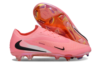Unisex Nike Phantom 6 Elite Low FG Football Boots - Pink/White/Black