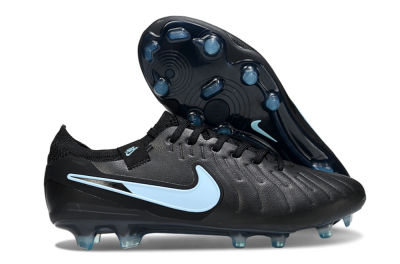 Men's Nike Tiempo Legend 10 Elite FG Football Boots - Black/Jade