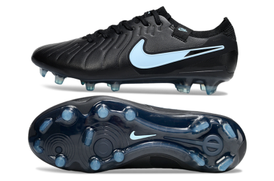 Men's Nike Tiempo Legend 10 Elite FG Football Boots - Black/Jade