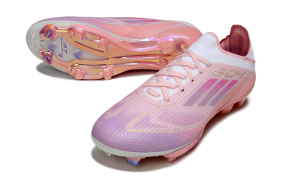 Unisex Adidas F50 Lightstrike Pro FG Football Boots - Pink/Purple/Gold