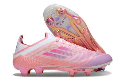 Unisex Adidas F50 Lightstrike Pro FG Football Boots - Pink/Purple/Gold