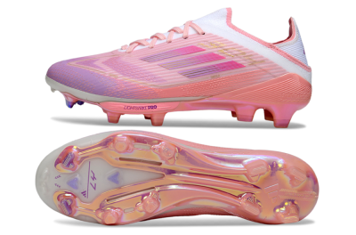 Unisex Adidas F50 Lightstrike Pro FG Football Boots - Pink/Purple/Gold