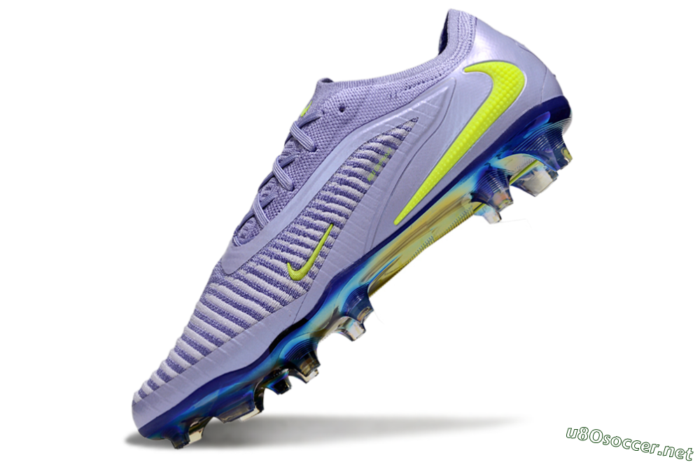 Unisex Nike Phantom 6 Elite Low FG Football Boots - Purple/Yellow/Gold 5