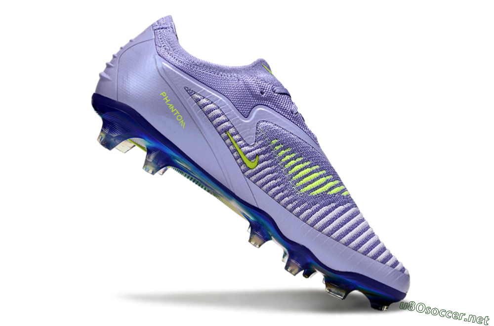 Unisex Nike Phantom 6 Elite Low FG Football Boots - Purple/Yellow/Gold 4