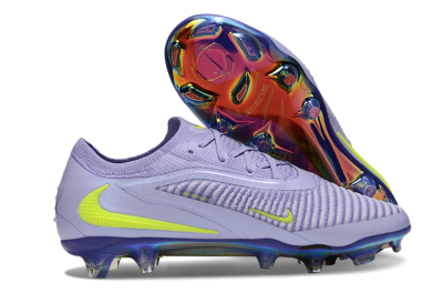 Unisex Nike Phantom 6 Elite Low FG Football Boots - Purple/Yellow/Gold