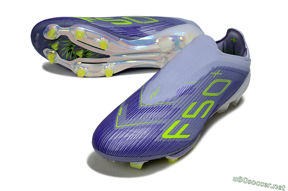 Unisex Adidas F50+ Lightstrike Pro FG Football Boots - Blue/Yellow/White 3