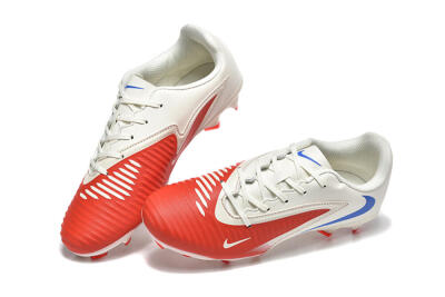Men's Nike Phantom 6 Elite Low FG Football Boots - Red/White/Blue