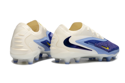 Unisex Nike Phantom 6 Elite Low FG Football Boots - Blue/White/Yellow
