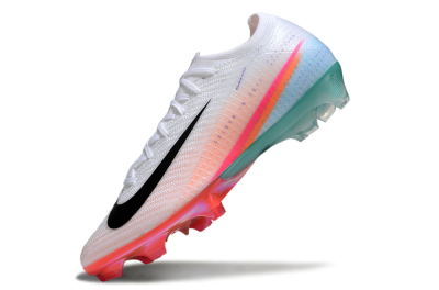 Unisex Nike Air Zoom Mercurial Vapor 16 Elite FG Football Boots - White/Black/Pink/Jade