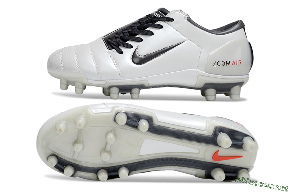 Men's Nike Air Zoom Total 90 III FG Football Boots - White/Black/Red 1