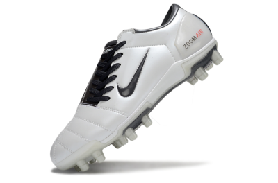 Men's Nike Air Zoom Total 90 III FG Football Boots - White/Black/Red