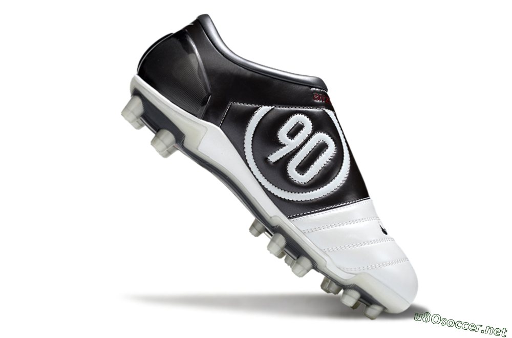 Men's Nike Air Zoom Total 90 III FG Football Boots - White/Black/Red 4