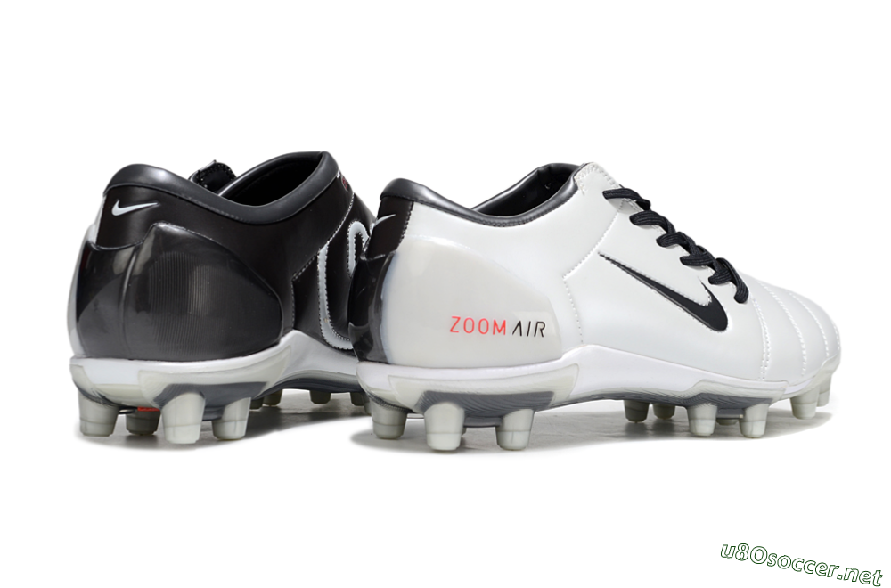 Men's Nike Air Zoom Total 90 III FG Football Boots - White/Black/Red 6