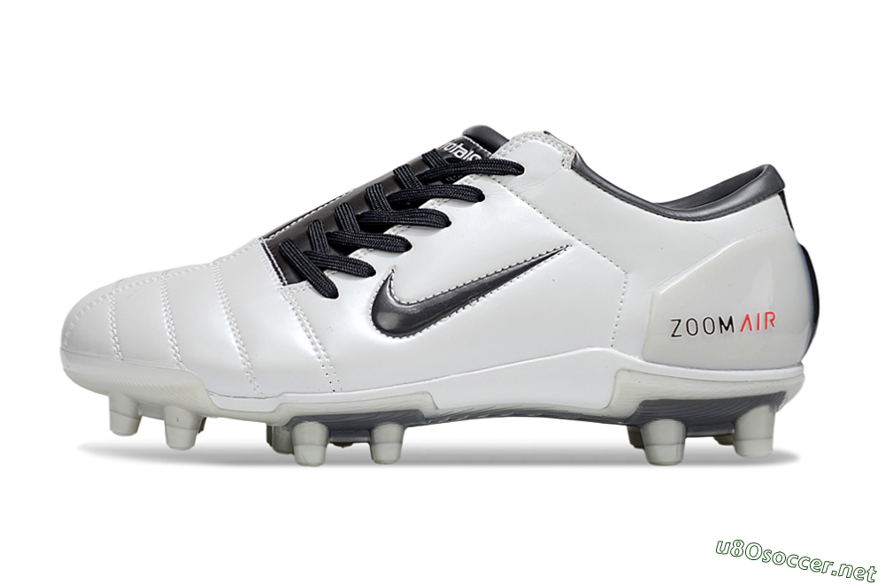 Men's Nike Air Zoom Total 90 III FG Football Boots - White/Black/Red 0