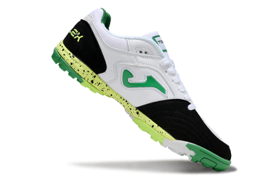 Men's Joma Top Flex TF Football Shoes - White/Yellow/Black