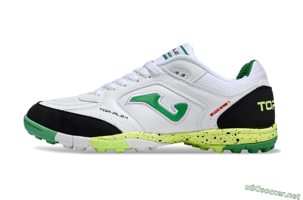 Men's Joma Top Flex TF Football Shoes - White/Yellow/Black 0