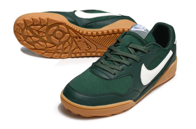 Unisex Nike Terra Manta TF Football Shoes - Green/White/Brown