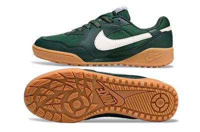 Unisex Nike Terra Manta TF Football Shoes - Green/White/Brown