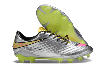 Men's Nike Hypervenom Phantom Rgn SE FG Football Boots - Silver/Pink/Gold