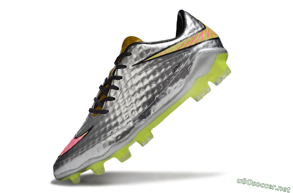Men's Nike Hypervenom Phantom Rgn SE FG Football Boots - Silver/Pink/Gold 5
