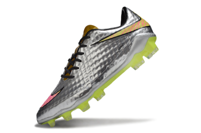 Men's Nike Hypervenom Phantom Rgn SE FG Football Boots - Silver/Pink/Gold