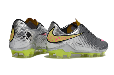 Men's Nike Hypervenom Phantom Rgn SE FG Football Boots - Silver/Pink/Gold