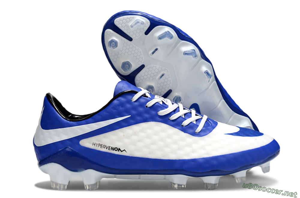 Men's Nike Hypervenom Phantom Rgn SE FG Football Boots - White/Blue/Black 2