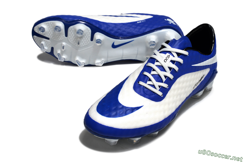 Men's Nike Hypervenom Phantom Rgn SE FG Football Boots - White/Blue/Black 3