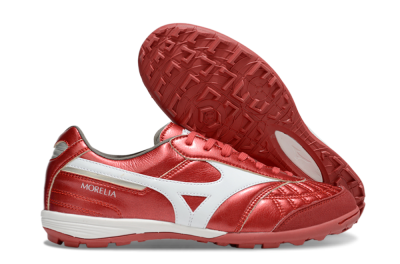 Men's Mizuno Morelia Neo 4 TF Football Shoes - Red/White