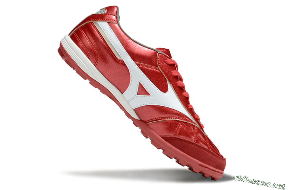 Men's Mizuno Morelia Neo 4 TF Football Shoes - Red/White 4