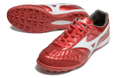 Men's Mizuno Morelia Neo 4 TF Football Shoes - Red/White