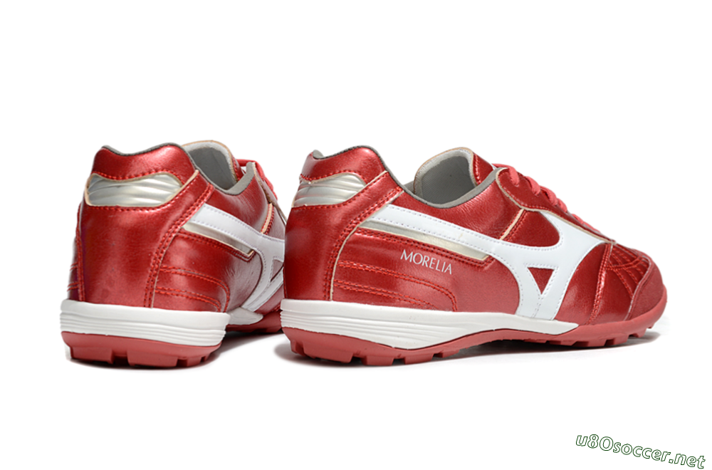 Men's Mizuno Morelia Neo 4 TF Football Shoes - Red/White 6