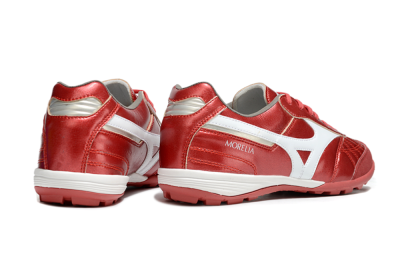 Men's Mizuno Morelia Neo 4 TF Football Shoes - Red/White
