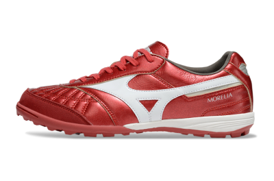 Men's Mizuno Morelia Neo 4 TF Football Shoes - Red/White