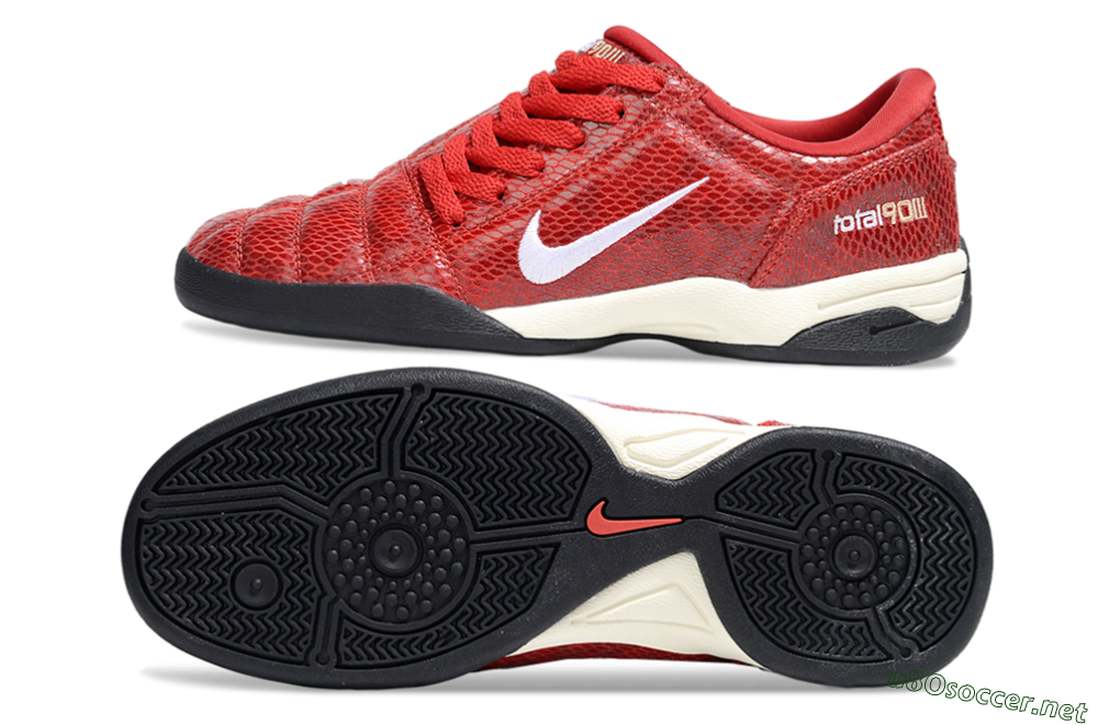 Men's Nike Total 90 III IC Football Shoes - Red/White 1