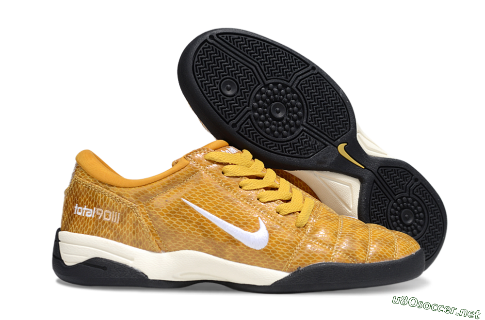 Men's Nike Total 90 III IC Football Shoes - Yellow/White/Black 2