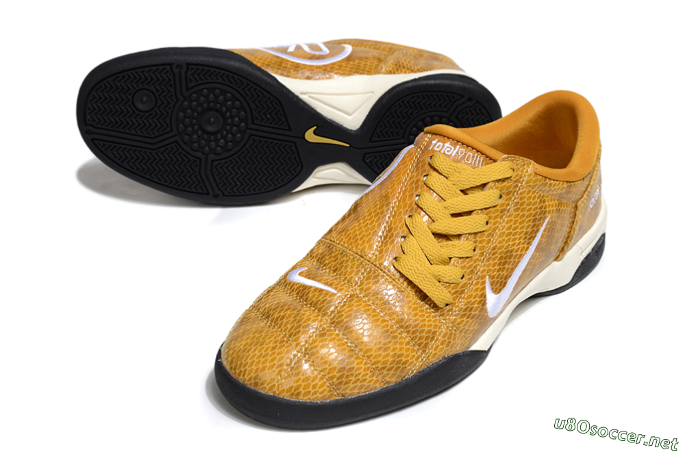 Men's Nike Total 90 III IC Football Shoes - Yellow/White/Black 3