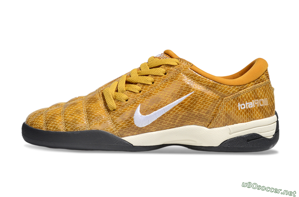 Men's Nike Total 90 III IC Football Shoes - Yellow/White/Black 0