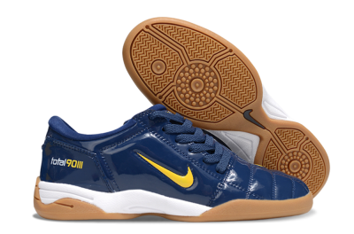 Men's Nike Total 90 III IC Football Shoes - Blue/Yellow/White