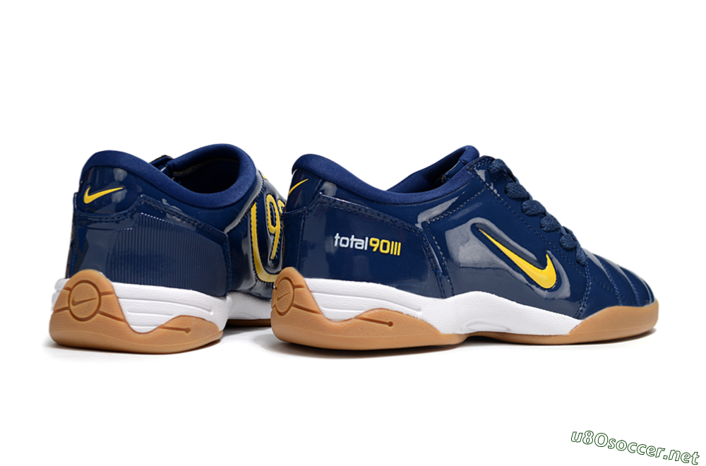 Men's Nike Total 90 III IC Football Shoes - Blue/Yellow/White 6