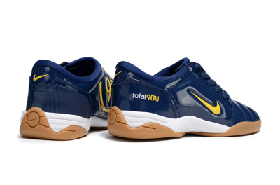 Men's Nike Total 90 III IC Football Shoes - Blue/Yellow/White