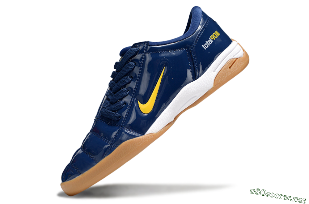Men's Nike Total 90 III IC Football Shoes - Blue/Yellow/White 5