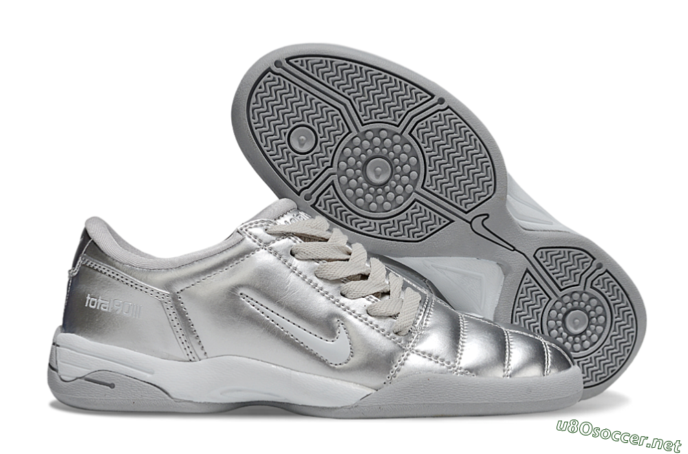 Men's Nike Total 90 III IC Football Shoes - Silver/Grey 2