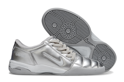 Men's Nike Total 90 III IC Football Shoes - Silver/Grey