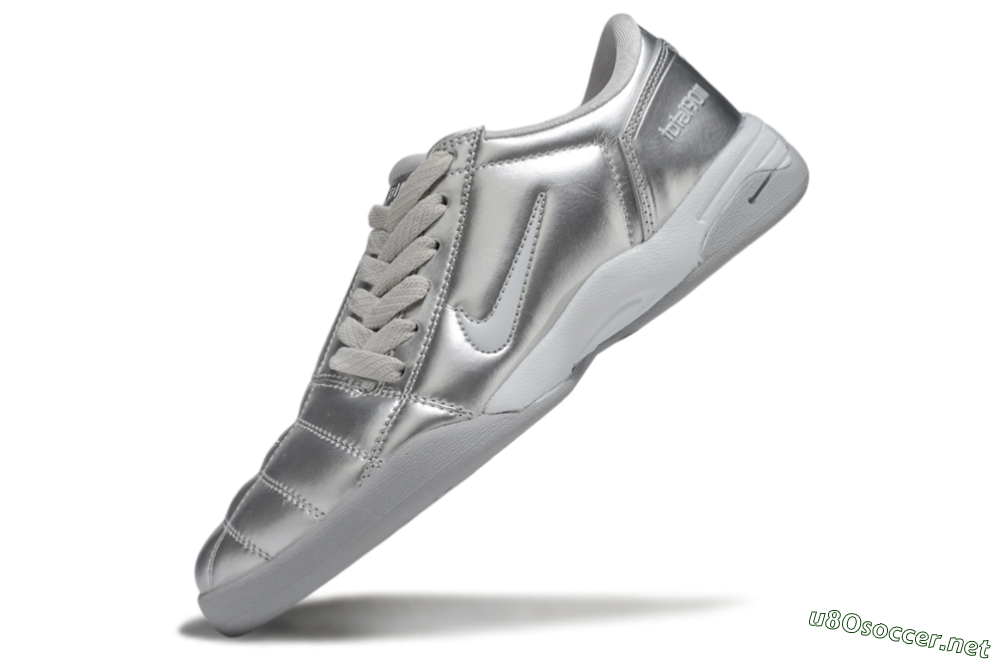 Men's Nike Total 90 III IC Football Shoes - Silver/Grey 5
