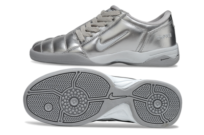Men's Nike Total 90 III IC Football Shoes - Silver/Grey