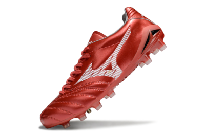 Men's Mizuno Morelia Neo 4 FG Football Boots - Red/White