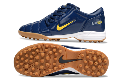 Unisex Nike Total 90 III TF Football Shoes - Blue/Yellow/White