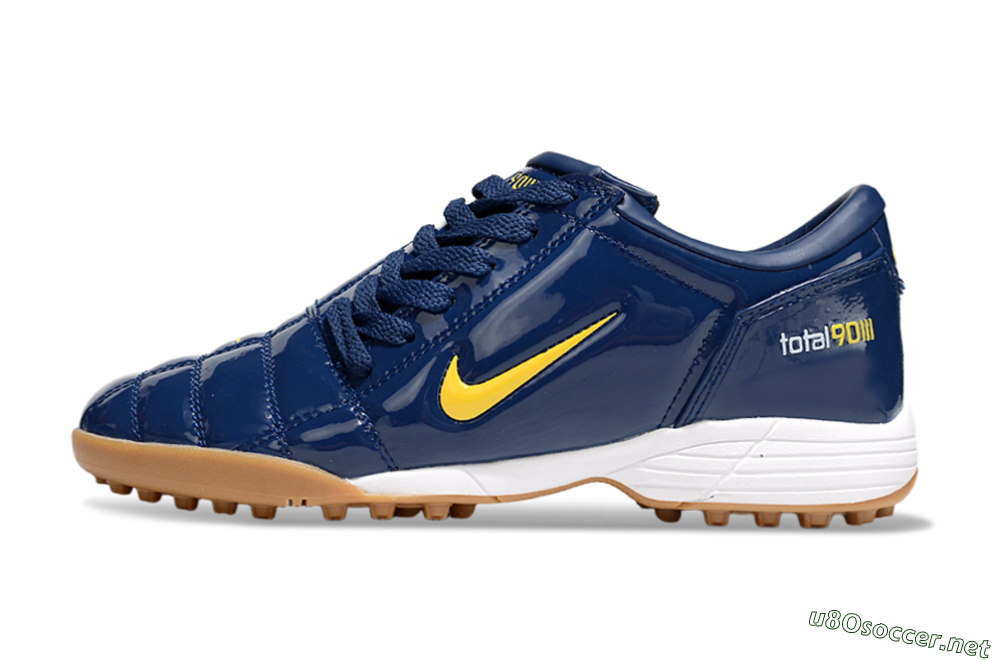 Unisex Nike Total 90 III TF Football Shoes - Blue/Yellow/White 0