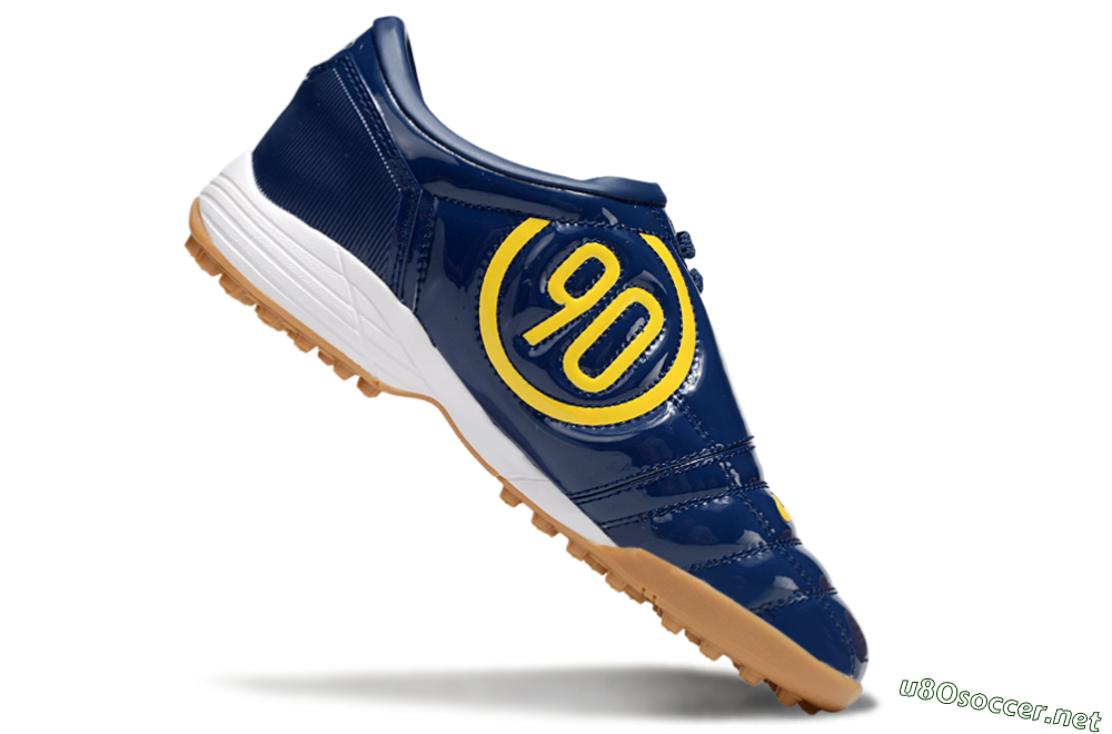 Unisex Nike Total 90 III TF Football Shoes - Blue/Yellow/White 4